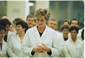 Images Dated 9th December 1992: Princess Diana the Princess of Wales. (North East visits)