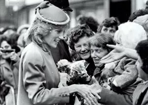 Images Dated 17th November 1983: Princess Diana the Princess of Wales. (North East visits)