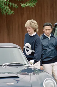 Images Dated 25th May 1986: Princess Diana, the Princess of Wales, at Smiths Lawn