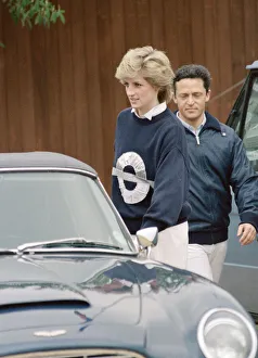 Images Dated 25th May 1986: Princess Diana, the Princess of Wales, at Smiths Lawn