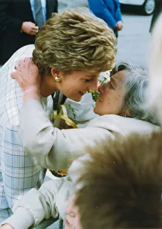 Princess Diana, the Princess of Wales visit to the North East of England Princess Diana, the Princess of Wales visit to the North East of England