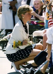 Princess Diana at the Royal National Orthopaedic Hospital in Stanmore, North London Princess Diana at the Royal National Orthopaedic Hospital in Stanmore, North London