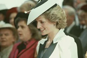 Princess Diana in Scotland visiting the area of Govan, on The Clyde Princess Diana in Scotland visiting the area of Govan, on The Clyde