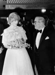 Princess Diana and Sir Richard Attenborough at the London Premiere of his Oscar winning Princess Diana and Sir Richard Attenborough at the London Premiere of his Oscar winning