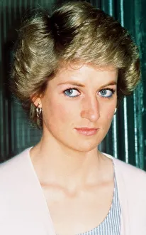 Princess Diana at the Vanderbilt Racquet Club in London prior to a doubles match with Princess Diana at the Vanderbilt Racquet Club in London prior to a doubles match with