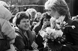Princess Diana visiting the Boyd Court Guinness Trust Housing Estate, Bracknell Princess Diana visiting the Boyd Court Guinness Trust Housing Estate, Bracknell