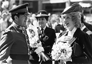 Princess Diana visits Chester, 31st May 1984. This is the last official engagement Princess Diana visits Chester, 31st May 1984. This is the last official engagement