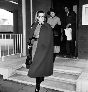 Images Dated 11th November 1970: Princess Grace of Monaco leaves Heathrow Airport after a two-day stay in the country