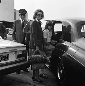 Princess Grace of Monaco and her ten-year-old daughter Princess Stephanie arrived in Princess Grace of Monaco and her ten-year-old daughter Princess Stephanie arrived in
