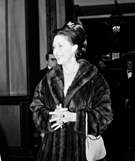 Princess Margaret arriving at The Royal Opera House to see a ballet premiere starring Princess Margaret arriving at The Royal Opera House to see a ballet premiere starring