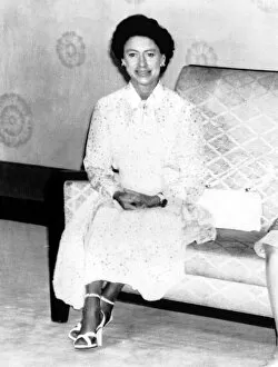 Images Dated 11th October 1978: Princess Margaret at the Imperial Palace in Tokyo, Japan October 1978