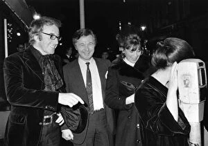 Princess Margaret outside Ronnie Scotts Jazz Club - January 1970 with Peter Sellers