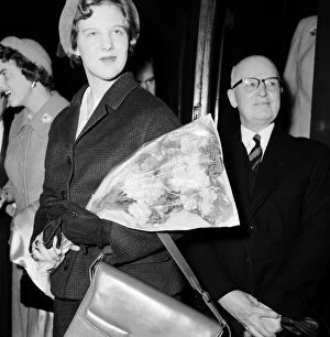 01239 Gallery: Princess Margrethe of Denmark arrives in Liverpool Street Station