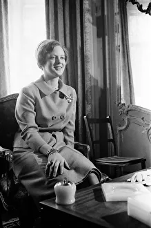 01239 Gallery: Princess Margrethe of Denmark pictured at her Press Conference in London
