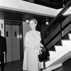 01239 Gallery: Princess Margrethe of Denmark visits the Owens Park Hall of residence, Wilmslow Road