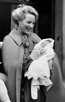 Princess Michael of Kent with her baby daughter Ella, leaving St Princess Michael of Kent with her baby daughter Ella, leaving St
