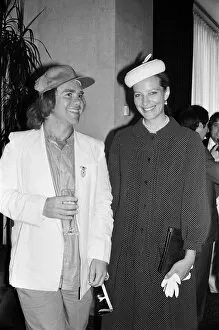 Images Dated 25th June 1979: Princess Michael of Kent and Elton John at the Music Therapy Charity Luncheon at