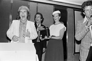 Images Dated 25th June 1979: Princess Michael of Kent and Elton John at the Music Therapy Charity Luncheon at