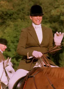 Princess Michael of Kent rides out with the Beufont Hunt October 1995 Princess Michael of Kent rides out with the Beufont Hunt October 1995