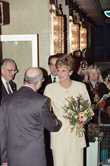 Images Dated 2nd November 1993: The Princess of Wales, Princess Diana, attends the Help the Aged Tunstall Golden Awards