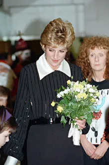 Images Dated 14th December 1992: The Princess of Wales, Princess Diana, in her capacity as Patron