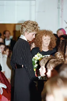 Images Dated 14th December 1992: The Princess of Wales, Princess Diana, in her capacity as Patron