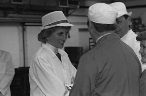 Princess of Wales visits a Pork Pie Factory 28th April 1988 Probably not