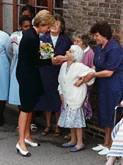 The Princess of Wales visted the Guiness Trust Estate in Newham London September 18th The Princess of Wales visted the Guiness Trust Estate in Newham London September 18th
