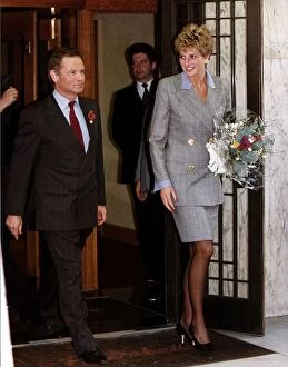 Images Dated 5th November 1993: Princess of Wales, who has been appointed vice-President of the British Red Cross