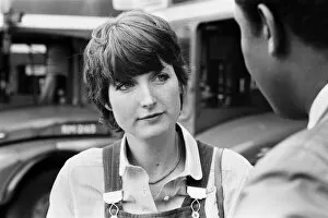 Images Dated 24th September 1982: Prospective Labour member of Parliament Harriet Harman canvassing in Peckham