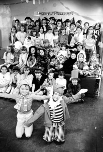 Images Dated 18th December 1984: Proud children form St Alexander R.C Primary School in Bootle at their Christmas show