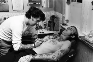 01228 Gallery: Proud Teddy Boy John Turner has Elvis close to his heart - in a portrait tattooed on his
