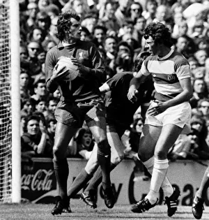 QPR v Liverpool league match at Loftus Road August 1975 QPR v Liverpool league match at Loftus Road August 1975