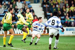 QPR v Norwich, league match at Loftus Road, Saturday 6th March 1993 QPR v Norwich, league match at Loftus Road, Saturday 6th March 1993