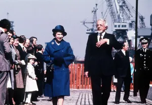 Queen Elizabeth II 1977 Silver Jubilee Tour Visits Scotland The Queen on the new Queen Elizabeth II 1977 Silver Jubilee Tour Visits Scotland The Queen on the new