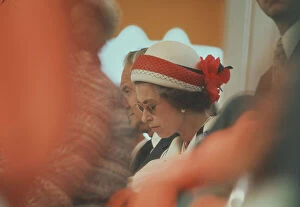 Images Dated 25th July 1976: Queen Elizabeth II, attends the 1976 Olympic Games in Canada In this picture