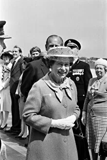 01322 Gallery: Queen Elizabeth II attends the opening of a new terminal at Birmingham International