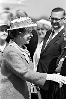 01322 Gallery: Queen Elizabeth II attends the opening of a new terminal at Birmingham International