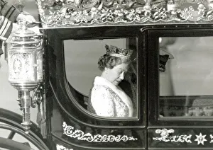 Queen Elizabeth II in Australian State Coach falling asleep Presiding over Queen Elizabeth II in Australian State Coach falling asleep Presiding over