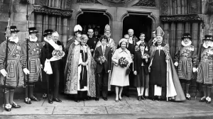 Queen Elizabeth II- the Maundy Money Ceremony at Carlisle Cathedral - A photograph to Queen Elizabeth II- the Maundy Money Ceremony at Carlisle Cathedral - A photograph to