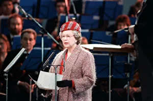 Images Dated 15th March 1991: Queen Elizabeth II opening the new terminal at Stansted Airport. 15th March 1991
