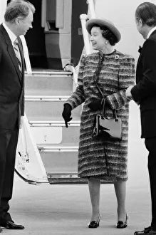 Images Dated 5th November 1987: Queen Elizabeth II opens London City Airport, to the East of London