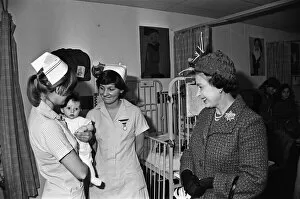 Images Dated 27th February 1981: Queen Elizabeth II opens the Royal Surrey County Hospital