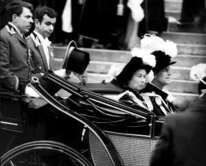 Queen Elizabeth II and Prince Philip at the Garter ceremony Windsor Queen Elizabeth II and Prince Philip at the Garter ceremony Windsor