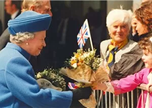 Images Dated 23rd May 1997: Queen Elizabeth II and Prince Philip officially open the Siemens plant in Wallsend -