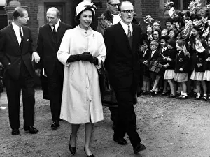Queen Elizabeth II and Prince Philip visit Birmingham. 24th May 1963 Queen Elizabeth II and Prince Philip visit Birmingham. 24th May 1963
