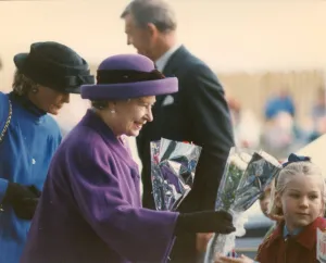 Images Dated 28th November 1991: Queen Elizabeth II and Prince Philip visit Durham The Queen opens