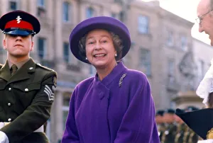 Images Dated 28th November 1991: Queen Elizabeth II and Prince Philip visit Durham 28th November 1991