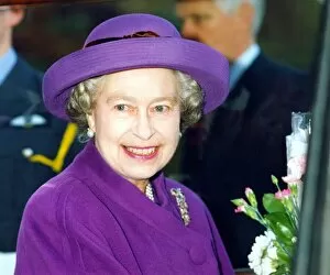 Images Dated 28th November 1991: Queen Elizabeth II and Prince Philip visit Durham 28th November 1991