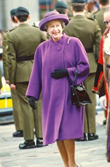Images Dated 28th November 1991: Queen Elizabeth II and Prince Philip visit Durham 28th November 1991